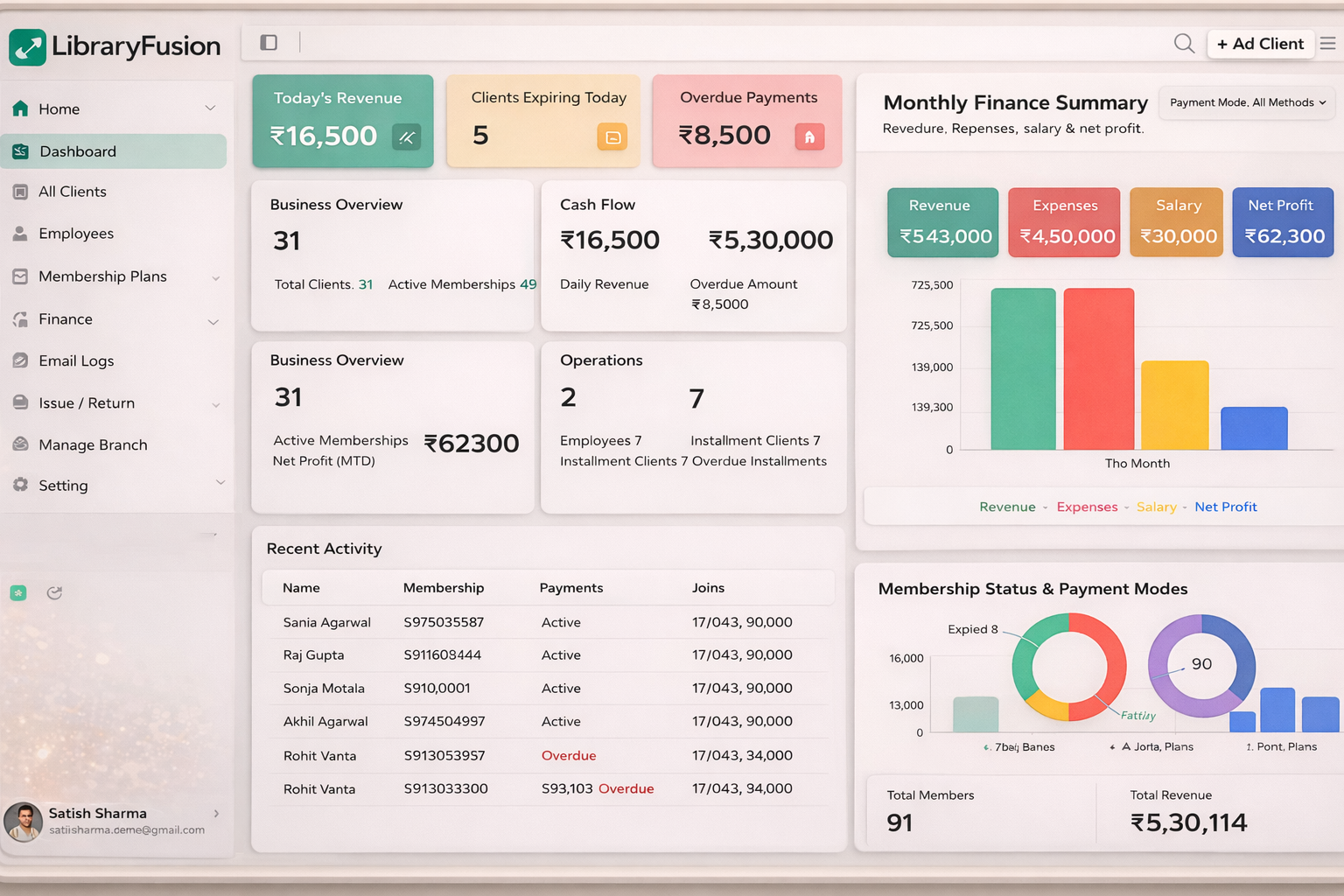 Tailark hero section